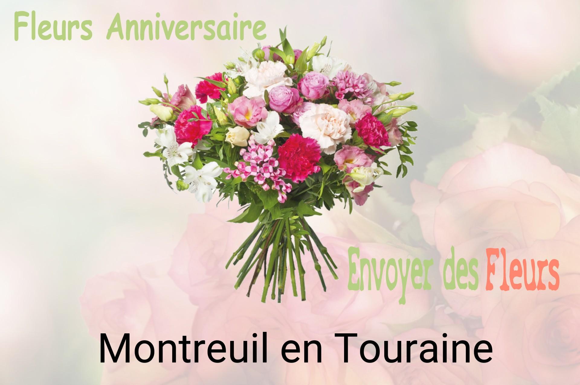 Bouquet de fleurs d’anniversaire livré à Montreuil-en-Touraine