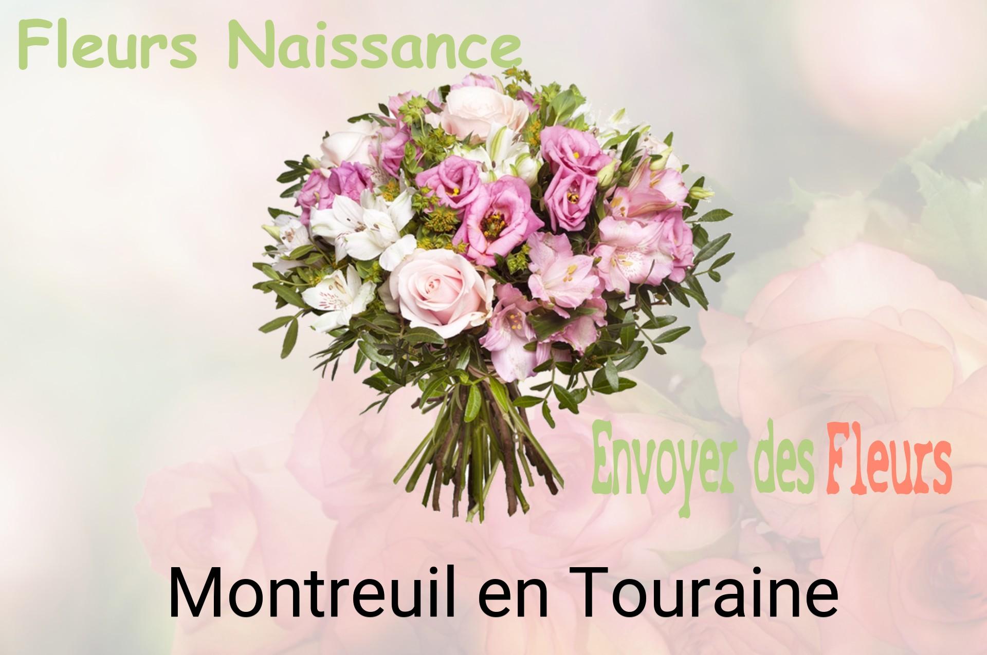 Bouquet de fleurs de naissance livré à Montreuil-en-Touraine